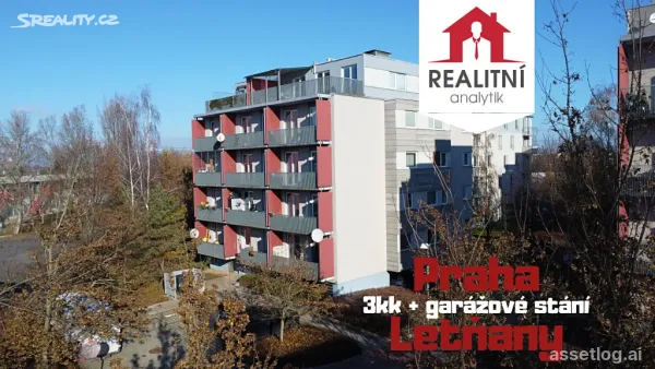 For Rent: 3-Bedroom Apartment (3+kk), 91 m², Kostomlatská, Prague – Letňany